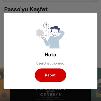 Passolig Giriş Hatası Alıyorum