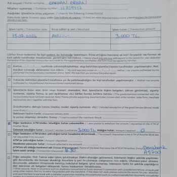 Akbank Harcama İtiraz Başvuruma Cevap Verilmiyor