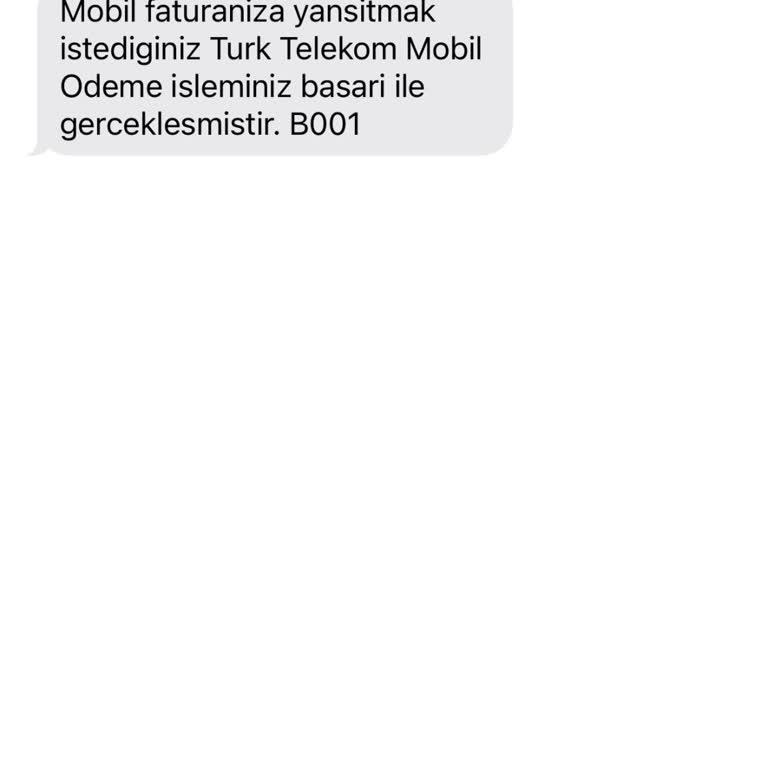 Türk Telekom Faturama Yansıtılan Mobil Ödeme Problemi