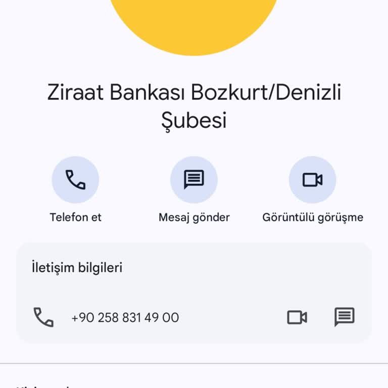Ziraat Bankası Denizli Bozkurt İlçesi Telefonları Açan Olmuyor