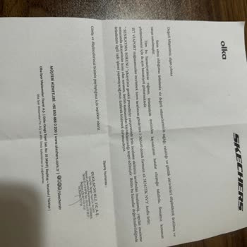 Skechers Ayakkabı Üretim Hatası