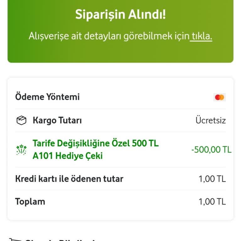 Vodafone Mağduriyetimin Giderilmesini İstiyorum