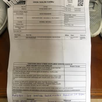 Enza Home Ayıplı Ürün 2. Değişim