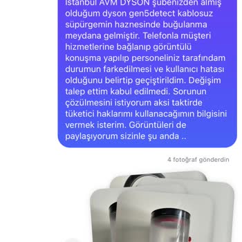 Dyson Gen5delect Hazne Buğulanması
