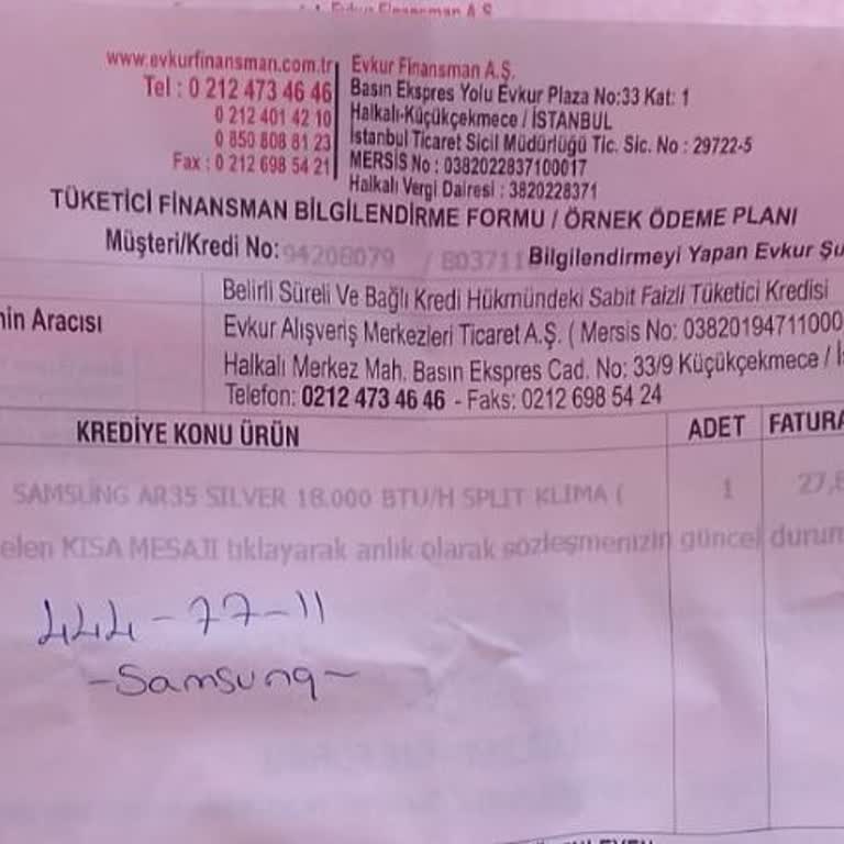 Evkur'dan Aldığım Klima Teslim Edilmedi, Mağdur Oldum