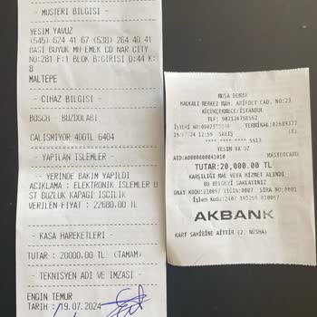 Can Teknik Servis Bosch Teknik Servis Şikayetleri