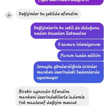 Joi Butik Yanlış Beden Ve Etiketsiz Ürün Sorunu