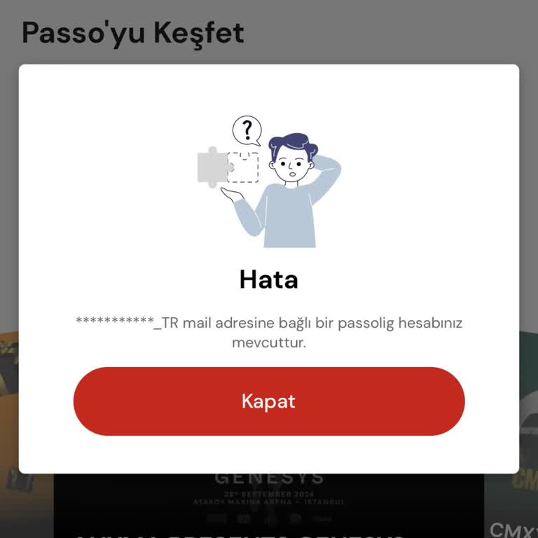 Passolig Kartımı Hesaba Bağlayamıyorum