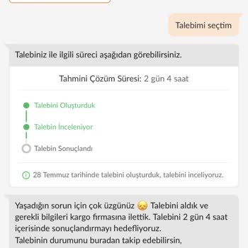 Trendyol Ve Yurtiçi Kargo Hatası Kargom Kayboldu