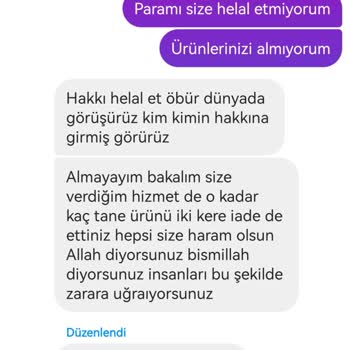 Mutlu__evler__ (Instagram) Kargo Ücreti Ve Kötü Muamele Şikayeti