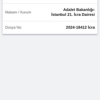 İstanbul 21. İcra Dairesi İstanbul 21 İcra Dairesi Müdürlüğü Hakkında