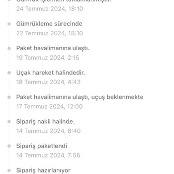 Temu'dan 13. Temmuz Siparişi Elime Ulaştı 9temmuz Gümrükte