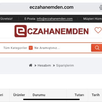 Eczahanemden.com Sipariş, Kargo Yok. Paramı İade Etsinler Şikayetçiyim