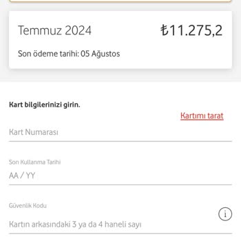 Vodafone Çok Yüksek Fatura, Maaşımdan Da Yüksek 11275 Tl