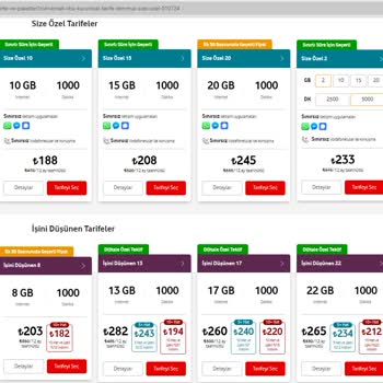 Vodafone Kurumsal Tarife Yanlışlıkları