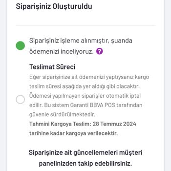 Avmdekor.com Sipariş Kargoya Verilmedi