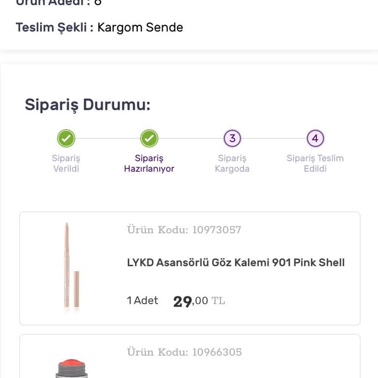 Gratis Ürünlerimi Hazırlamıyor Kargoya Dahi Verilmedi