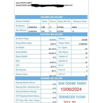 İBB - İSKİ Yüksek Fatura Ve Atık Su Bedeli
