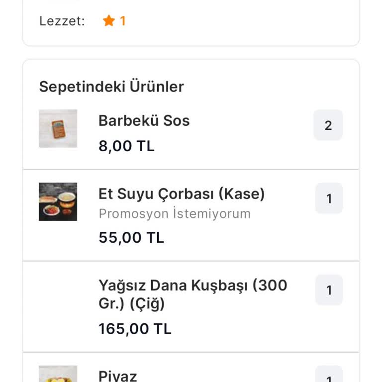Migros Yemek Eksik Ürün Teslimi