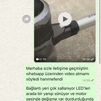 Hedef Tüketim Ürünleri Heifer Quiclean Pro Garantili Olmasına Rağmen Arızasıyla İlgilenmiyor