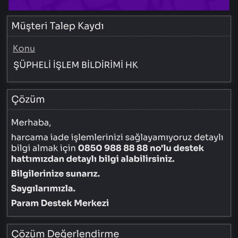 Param İle Bankacılık Hizmeti Pişmanlık Demektir