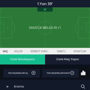Betmatik Yanlış Dakika Bildirilmesi!