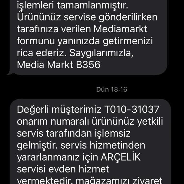 Grundig Media Markt Ürün İadesi Yapmaması