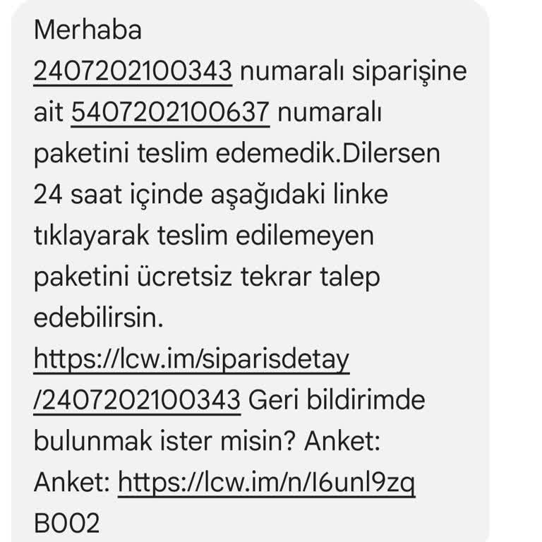 LCW Online Alışverişte Yaşadığım Sorun