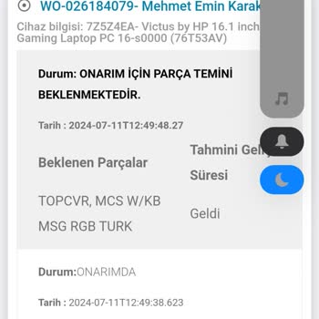 HP Uzun Tamir Süresi