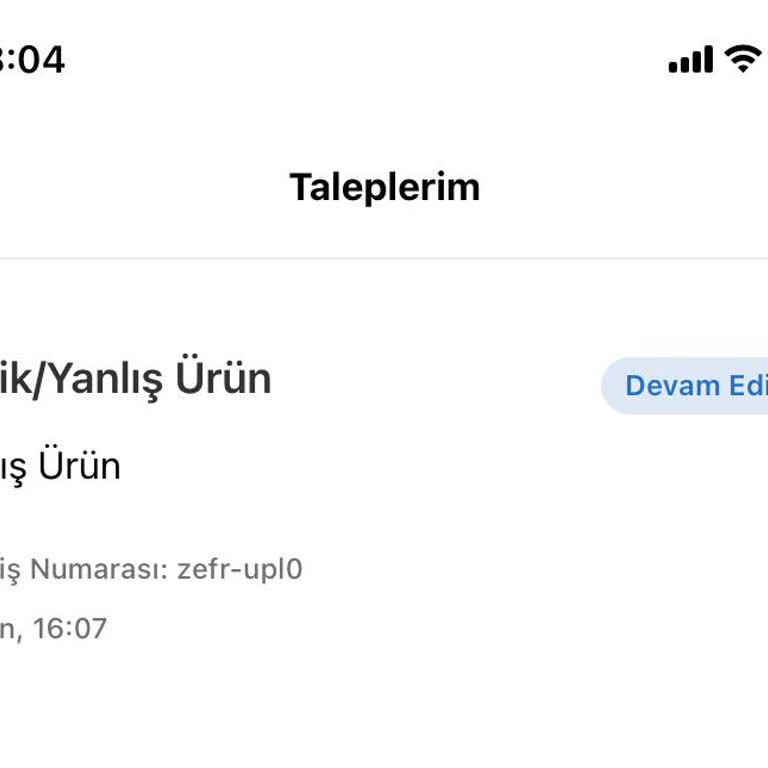 Yemeksepeti İadem Hala Gerçekleşmedi.