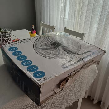 Kumtel Vantilatör Kırık Teslimat Yapıldı