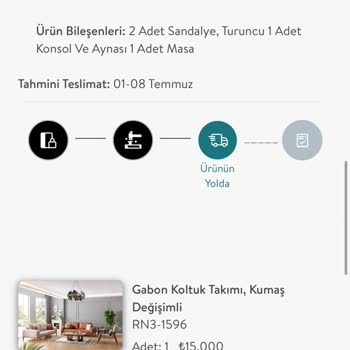 Vivense Mobilya Teslimatında Yaşanan Gecikme Şikayeti