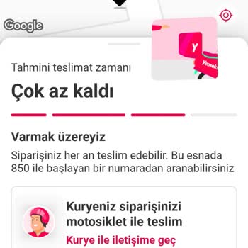 Yemeksepeti Şikayetçiyim