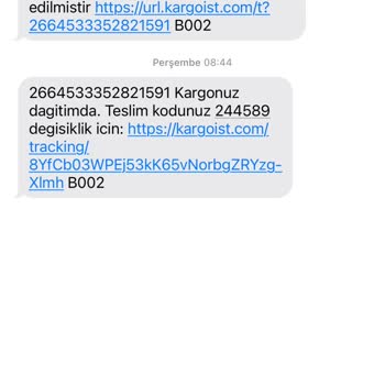 Hiç Haber Verilmeden İade Edilen Kargo, Kargoist Pişmanlıktır