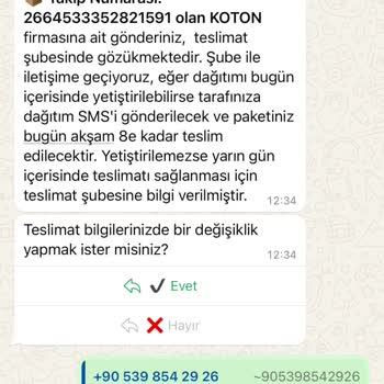 Hiç Haber Verilmeden İade Edilen Kargo, Kargoist Pişmanlıktır