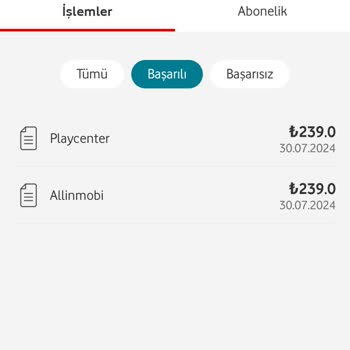 Vizyon Elektronik Ve Payguru Onaysız Abonelik Başlattı Ve Ücret Kesti