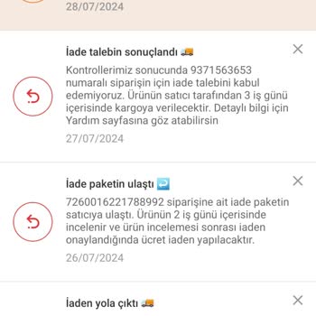 Trendyol Teslim Edilmeyen Ürün!
