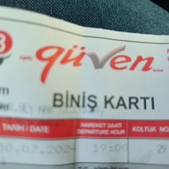 Çağdaş Güven Turizm (Çankırı Güven) Rezervasyon Sorunu Ve Koltuk Numarası Karışıklığı