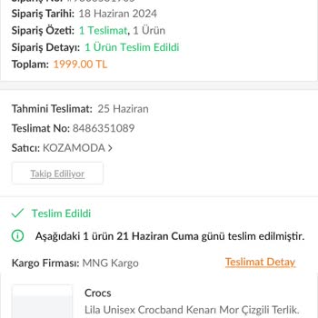 Koza Moda Trendyol Dan Alınan Crocs Terlik Çıtçıtı Sürekli Düştü