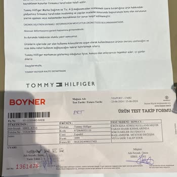 Tommy Hilfiger Kalitesizliği Ve Boyner Umursamazlığı