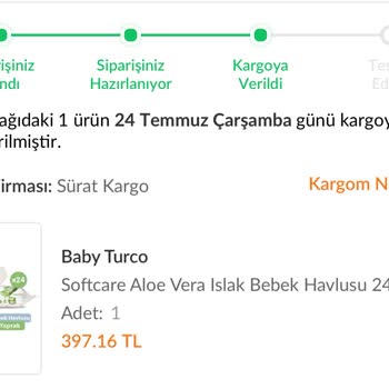 Sürat Kargo Avcılar Denizköşkler Şubesi 1 Haftadır Kargomu Getirmiyor