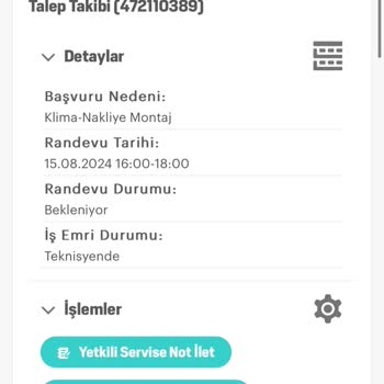 Arçelik Klima Siparişi Hazırlanıyor