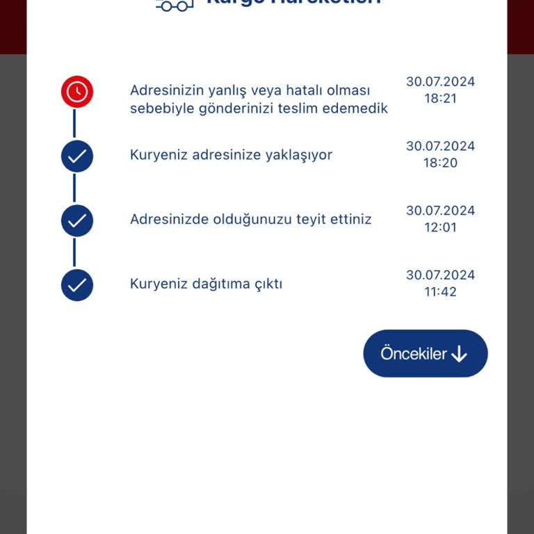 Aras Kargo Yanlış Adres Bahanesi (Kocaeli/İzmit/Yahyakaptan Şubesi)