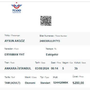 YHT (Yüksek Hızlı Tren) TCDD 10 Gün Sonrasının Biletini Yakıp Ücret İadesi Yapmıyor