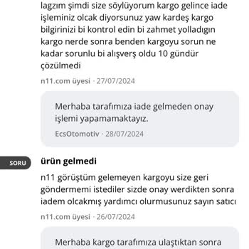 N11.comda Param Güvende Değil