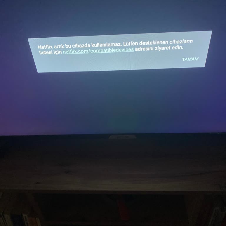 Onvo Ov42250 Model TV Netflix Hatası