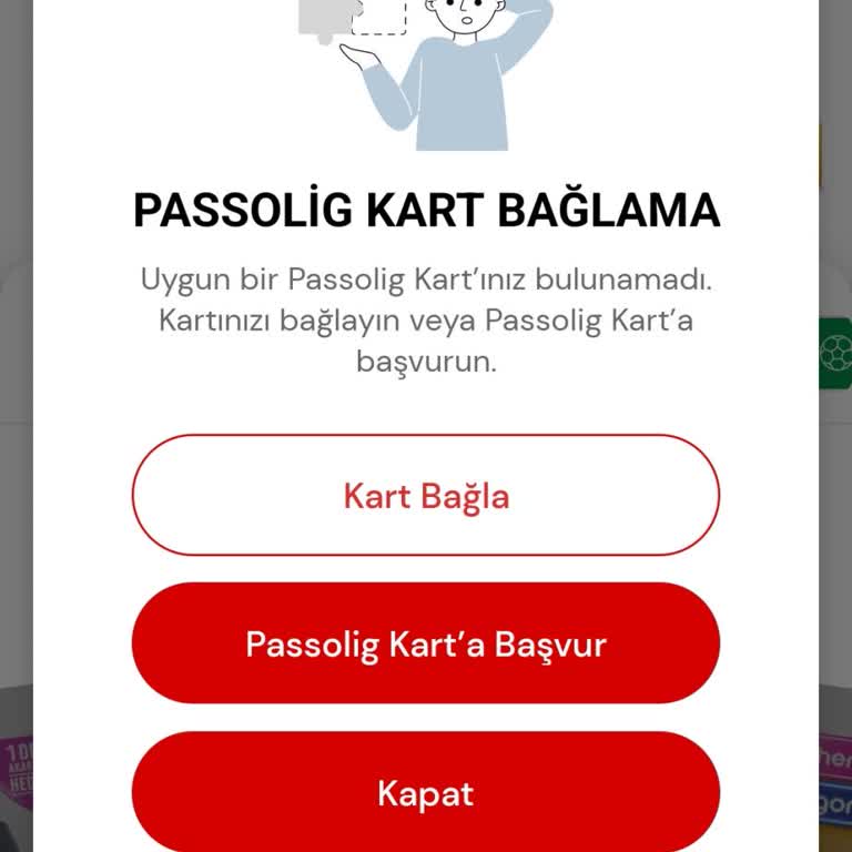 Passolig Kartlarıma Bastığımda Kartım Gözükmüyor