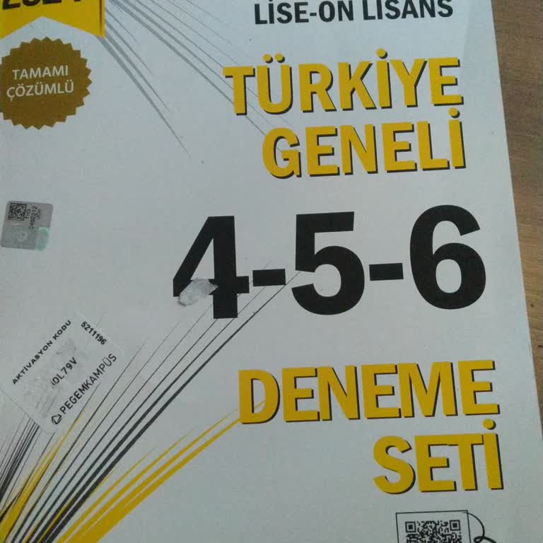 Pegem Akademi Deneme Cevap Anahtarı