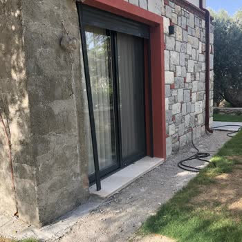Karaburun Atlas Yapı Dış Cephe Taş Yapıştırma