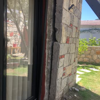 Karaburun Atlas Yapı Dış Cephe Taş Yapıştırma